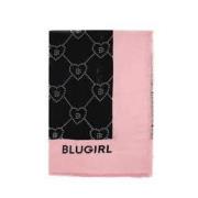 Blugirl Tryckt Logoscarf Multicolor, Dam