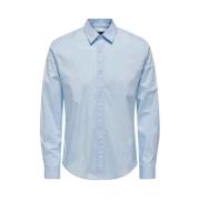 ONLY & SONS Skjortor Blue, Herr