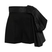 Alexander McQueen Svarta Shorts med 3,5 cm Klack Black, Dam