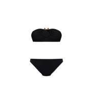 Bottega Veneta Bandeau bikini Black, Dam