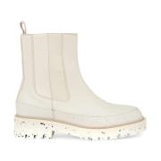 Calvin Klein Jeans Beige Combat Chelsea Boot Beige, Dam