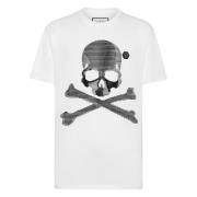 Philipp Plein Snygg T-Shirt för Män White, Herr
