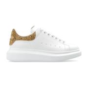 Alexander McQueen Lädersneakers White, Dam