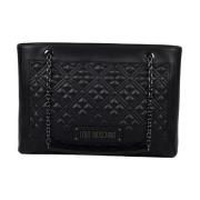 Love Moschino Quiltad Väska Black, Dam