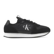 Calvin Klein Jeans Laceup Runner Sneakers Black, Herr