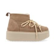 Inuikii Klassiska Sneakers Platform Beige, Dam