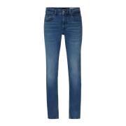 Hugo Boss Slim-fit Jeans med Normal Midja Blue, Herr