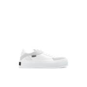 Moschino Sneakers med logotyp White, Dam