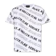 Versace Jeans Couture T-shirt med logotyp White, Herr