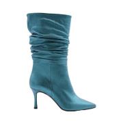 Enzo Di Martino Heeled Boots Blue, Dam