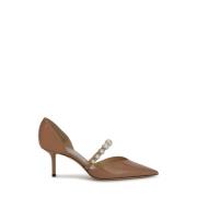 Jimmy Choo Högklackade skor Beige, Dam