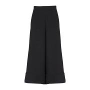 Balmain Crepe culotte kjol Black, Dam