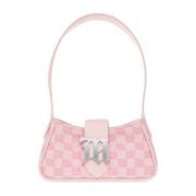 Misbhv Monogram Liten axelväska Pink, Dam