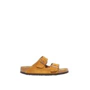 Birkenstock Arizona Mocka Lädersandal Brown, Dam