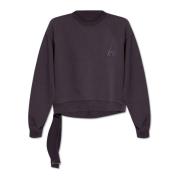 The Attico Oversize bomullsweatshirt Purple, Dam