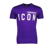 Dsquared2 Klassisk T-Shirt Purple, Herr