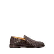 Brunello Cucinelli Intrecciato Penny Loafer Brown, Herr