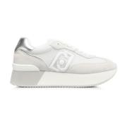 Liu Jo Logo Platform Sneakers White, Dam