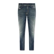 Diesel Grå Beige 1979 Sleenker Skinny Jeans Blue, Herr