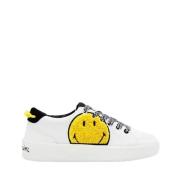 Desigual ita Aslappnade Syntetiska Sneakers för Kinnor White, Dam