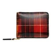 Comme des Garçons Lenticular Tartan Plånbok Red, Unisex