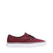 Vans Casual Bordeaux Canas Sneakers Red, Dam