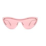Alexander McQueen Cat-Eye Solglasögon Pink, Dam