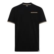 Boggi Milano Ekologisk bomullsblandad T-shirt Black, Herr