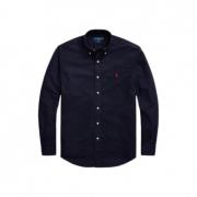 Ralph Lauren Klassisk Oxford Bomullsskjorta - RL Navy Blue, Dam