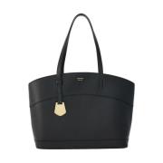 Salvatore Ferragamo Elegant Nero Tote Entry Väska Black, Dam