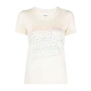 Isabel Marant Étoile Beige T-shirts Polos för kvinnor Beige, Dam