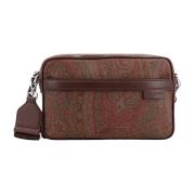 Etro Paisley Axelväska Brown, Herr