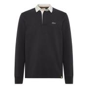 Boggi Milano Bomull Polo Tröja Black, Herr