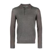 Corneliani Polo Shirts Gray, Herr