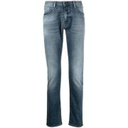 Emporio Armani Slim Fit Jeans med sidofickor och bakfickor Blue, Herr