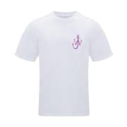 JW Anderson Naturally Sweet Bomull T-Shirt White, Herr