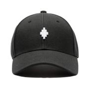 Marcelo Burlon Cross Baseball Cap Svart Vit Black, Herr