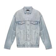 Balenciaga Oversize Jeansjacka Blue, Herr