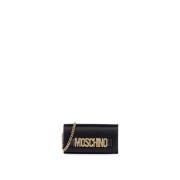 Moschino Svarta Plånböcker Black, Dam