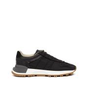 Maison Margiela Svart Läder Sneaker Black, Dam