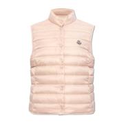 Moncler ‘Liane’ väst med logotyp Pink, Dam