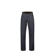 Moorer Svarta 5-ficksbyxor i japansk denim Black, Herr