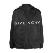 Givenchy Logo-print windbreaker Black, Herr