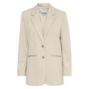 ICHI Oversized Blazer Höst/Vinter Kollektion Beige, Dam