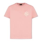 Etro T-shirt med logotyp Pink, Dam