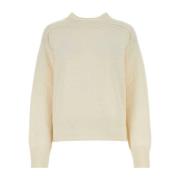 A.p.c. Ivory Alpaca Blend Naomie Sweater White, Dam