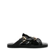 Moschino Svarta Mockasandal Black, Herr