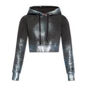 Diesel F-Slimmy-Hood-N1 huvtröja Gray, Dam