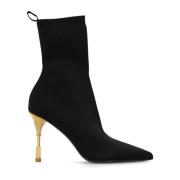 Balmain Moneta klackade ankelboots Black, Dam