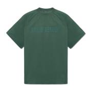 Jacquemus Typo T-shirt med logotyp Green, Herr